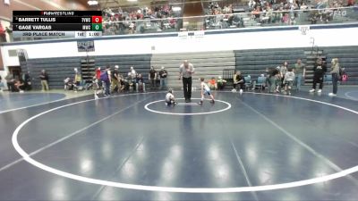 45 lbs 3rd Place Match - Barrett Tullis, Treasure Valley Wrestling Club vs Gage Vargas, Middleton Wrestling Club