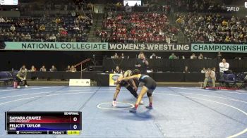 116 lbs Semifinal - Samara Chavez, King University vs Felicity Taylor, Iowa