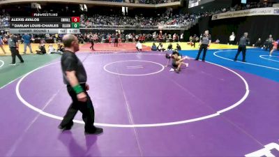 5A 100 lbs Champ. Round 1 - Darlah Louis-Charles, Killeen Ellison vs Alexis Avalos, Comal Smithson Valley