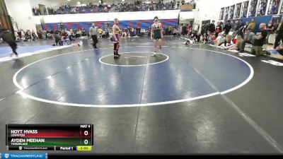 132 lbs Quarterfinal - Hoyt Hvass, Lewiston vs Ayden Meehan, Timberlake