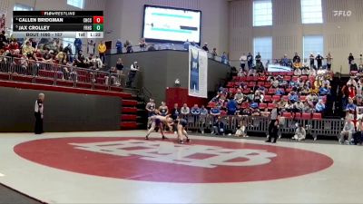 157 lbs Quarterfinal - Jax Crolley, Father Ryan High School vs Callen Bridgman, Chattanooga Christian School