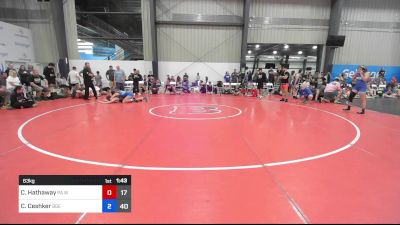 63 kg Consi Of 4 - Camilla Hathaway, PA West Black vs Carley Ceshker, Badger Girls Elite