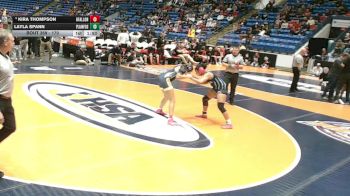 170 lbs Cons. Semi - Kira Thompson, O`Fallon (H.S.) vs Layla Spann, Plainfield (South)
