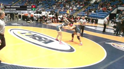 170 lbs Cons. Semi - Kira Thompson, O`Fallon (H.S.) vs Layla Spann, Plainfield (South)