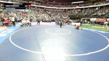 132-2A Cons. Round 3 - Jadiss Rodriguez, Rocky Ford vs Austin Knox, Sedgwick County/Fleming