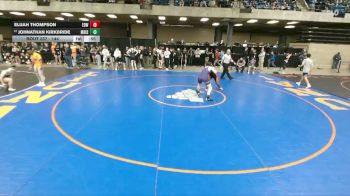 144 lbs Champ. Round 2 - Johnathan Kirkbride, Shelbyville vs Elijah Thompson, Edwardsville