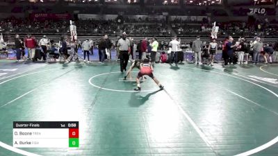 88 lbs Quarterfinal - Olivia Boone, Trenton Youth Wrestling vs Addison Burke, Fightin Irish Wrestling Club