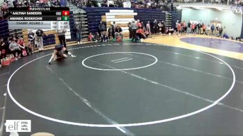 120 lbs. Champ. Round 2 - Amanda Rodekohr, Lexington vs Aalyiah Sanders, Odessa