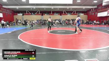 192 lbs Cons. Round 3 - Donald Glenn, Willits High School vs Decker Scholnick, Tamalpais High School