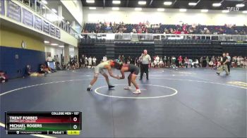 157 lbs Cons. Round 3 - Trent Forbes, Fresno City College vs Michael Rogers, Bakersfield