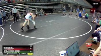 100 lbs Round 5 (6 Team) - Cael Vander Broek, South Dakota Lightning vs Jack Lovell, Team Oregon