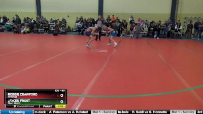 90 lbs Cons. Round 2 - Robbie Crawford, Pinnacle vs Jaycen Frost, Team Bosco