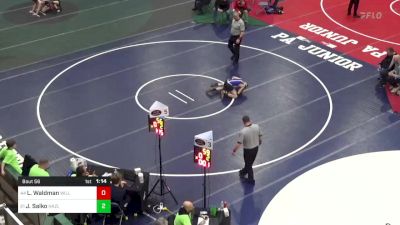 96 lbs Round Of 64 - Lauger Waldman, Williamsport vs Jude Salko, Hazleton Area