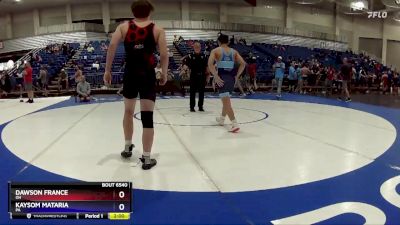 144 lbs Cons. Round 3 - Dawson France, OH vs Kaysom Mataria, PA