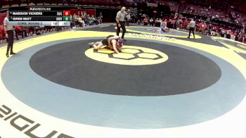 G-135 lbs Cons. Round 2 - Gwen Matt, G-Greeneview vs Madison Vickers, G-Sandy Valley