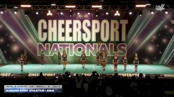 Almaden Spirit Athletics - Aqua [2026 L2 Junior - D2 - Small - B Day 2] 2026 CHEERSPORT National All Star Cheerleading Championship