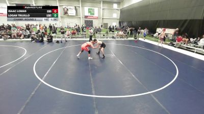 Junior Boys - 144 lbs Champ. Round 2 - Logan Trujillo, La Gente Wrestling Club vs Isaac Lomas, Iowa