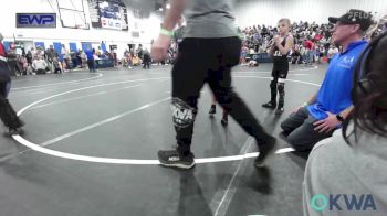 43 lbs Quarterfinal - Pryan Davis, Little Axe Takedown Club vs Kyptin Stewart, Norman Grappling Club