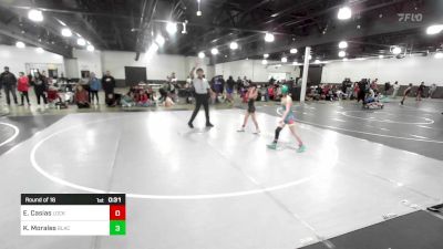 58 lbs Round Of 16 - Evan Casias, Lockjaw WC vs Kensey Morales, BlackCat WC