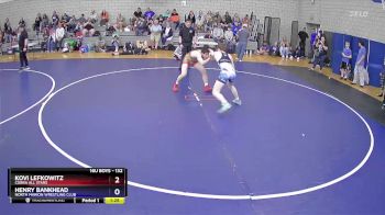 132 lbs Cons. Round 2 - Kovi Lefkowitz, Cobra All Stars vs Henry Bankhead, North Marion Wrestling Club