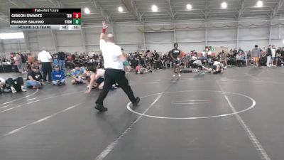 190 lbs Round 3 (8 Team) - Gibson Swartz, Team Kaizen Wrestling vs Frankie Salvino, St Vincent St Mary