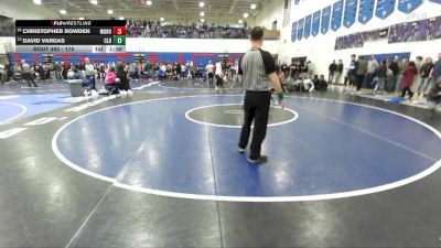 175 lbs Cons. Round 4 - Christopher Rowden, Mountain Home vs David Vargas, Caldwell