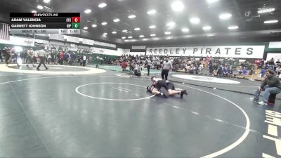 150 lbs Champ. Round 1 - Adam Valencia, Stockdale vs Garrett Johnson, Nipomo