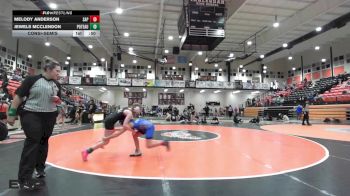 89 lbs Consolation - Melody Anderson, Sapulpa High School Girls vs Jewels McClendon, Poteau High School Girls