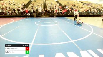 58-M lbs Quarterfinal - Gianni Belluardo, Cordoba Trained vs Ronin Barro, Yale Street