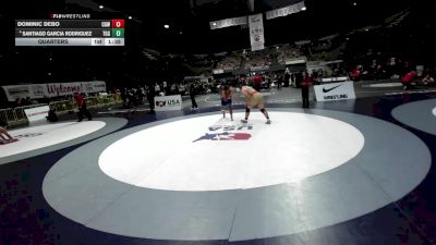 125 lbs Quarters - Dominic DeBo, Chabot Gladiator Wrestling vs Santiago Garcia Rodriguez, The Grappling Group