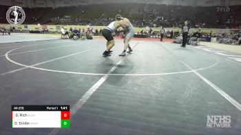 4A-215 lbs Quarterfinal - Gavin Rich, BLANCHARD vs David Snider, MIAMI