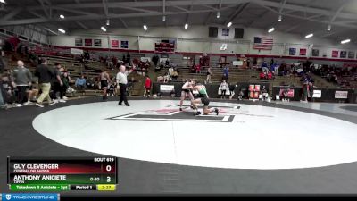 125 lbs Cons. Round 4 - Anthony Aniciete, Tiffin vs Guy Clevenger, Central Oklahoma