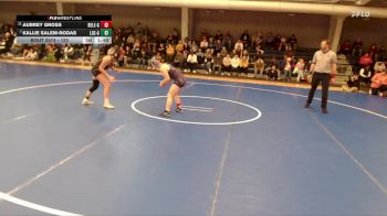125 lbs Round 4 - Aubrey Gross, Bellevue East vs Kallie Salem-Rodas, Lincoln Southeast