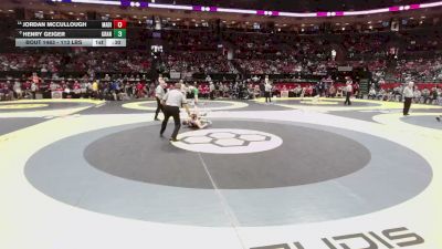 113 lbs 7th Place Match - Henry Geiger, Granville vs Jordan McCullough, Madison