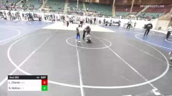 52 lbs Rr Rnd 1 - Luke Chavez, Valencia Jaguar vs Steven Molina, El Paso Enforcers