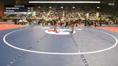 4A-215 lbs Cons. Round 3 - Elijah Matautia, Star Valley vs Ian Black, Thunder Basin