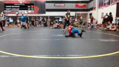 75 lbs Semifinal - Burke Beckham, Knights Youth Wrestling vs Rhett Lovelace, Legacy Elite Wrestling Club