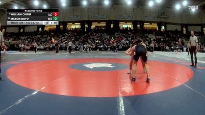 150-2A/1A Semifinal - William Chism, Henry E. Lackey vs Mason Boyd, North East