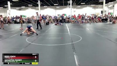 96 lbs Round 1 (4 Team) - Reed Lynch, CTWHALE vs Samantha Massey, Revolution Elite