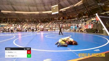 100 lbs Quarterfinal - CJ Shelby, Cypress Wrestling Club vs Cannon Aldridge, Saints Wrestling Club