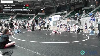 46 lbs Rr Rnd 3 - Riley Tarwater, SE Girls vs Dilynn Burch, Team Tulsa Girls