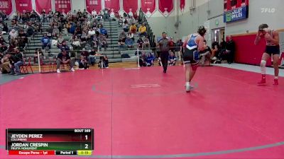 165 lbs Cons. Round 2 - Jeyden Perez, Columbine vs Jordan Crespin, Fruita Monument