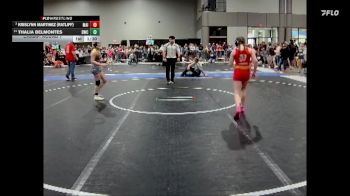 97 lbs Champ. Round 1 - Krislynn Martinez (Ratliff), Maize vs Thalia Belmontes, Bobcat Wrestling Club