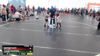 40 lbs Round 3 - Tucker Macomson, Team Tiger vs Mattheo Salem, Legacy Elite