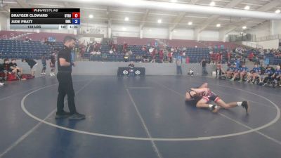 138 lbs Drayger Cloward, Utah Gold vs Jude Pratt, Indiana Blue