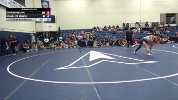 160 lbs 5th Place Match - Charlize Jewell, Vanguard vs Vida Boskovic, Southern Oregon University