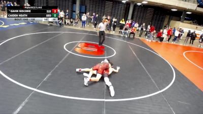 138 lbs Semifinal - Gavin Nischke, Unattached vs Caiden Heath, Amboy