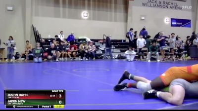 165 lbs Cons. Round 4 - Justin Hayes, The Citadel vs Jaden New, Life University