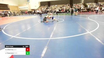 108-I2 lbs Semifinal - Aaryan Sharma, Nova Wrestling Club vs Jack Swenson, Pursuit Wrestling Club