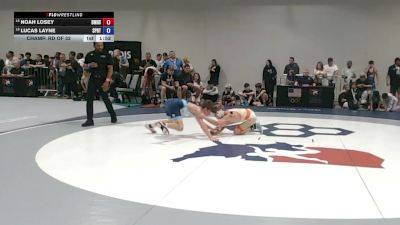 52 kg Champ. Rd Of 32 - Noah Losey, Bishop McCort High School Wrestling vs Lucas Layne, Spartan RTC@LHP